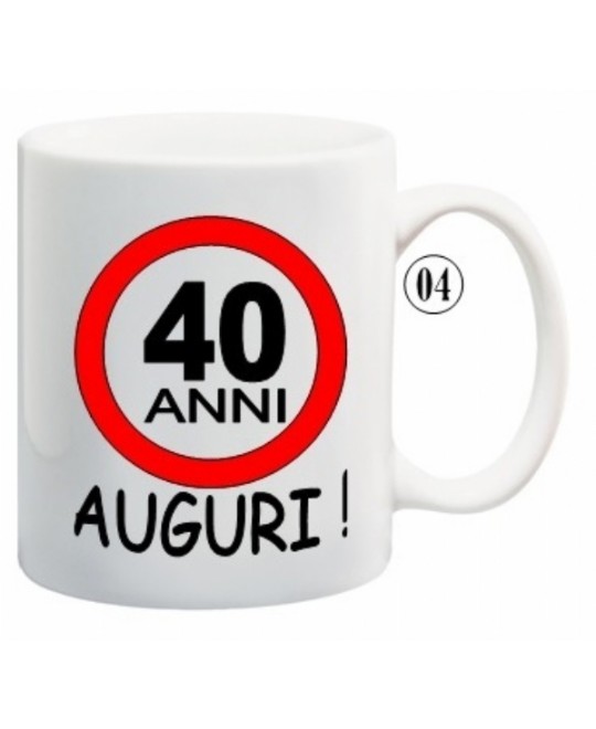 TAZZA 40 ANNI