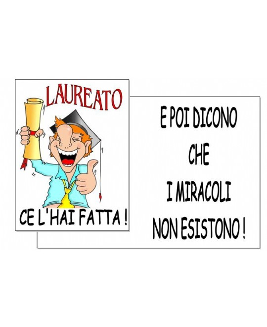 BIGLIETTO AUGURI LAUREA