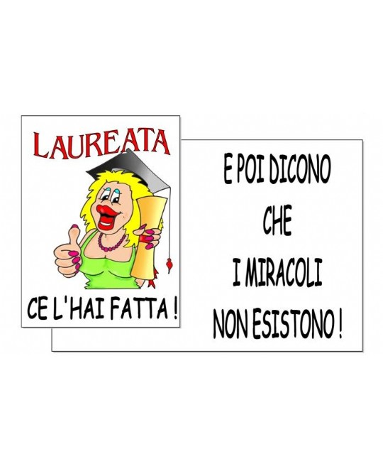 BIGLIETTO AUGURI LAUREA
