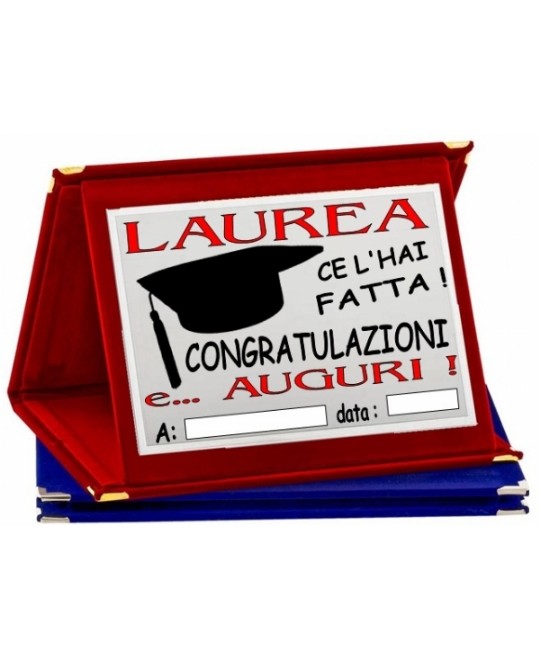 TARGA LAUREA