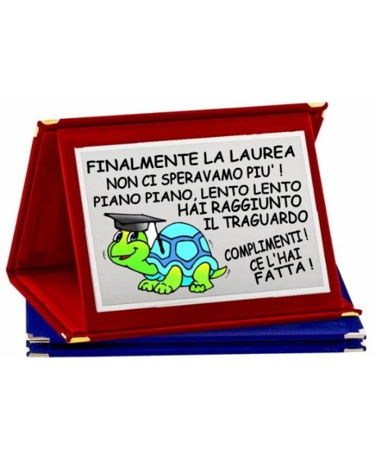 TARGA LAUREA