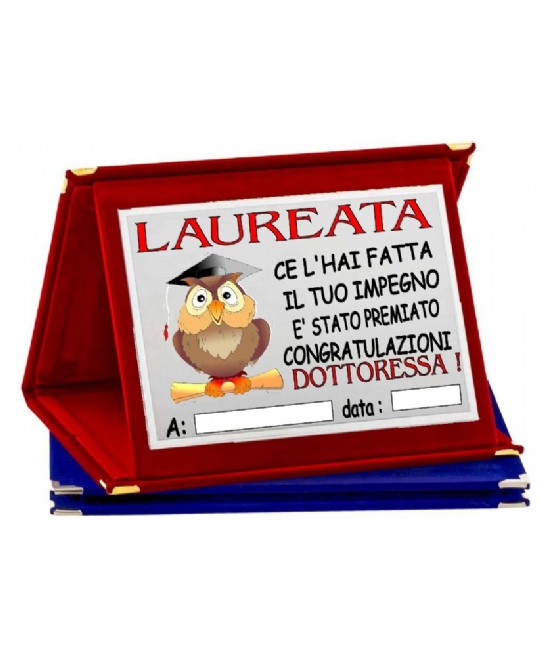TARGA LAUREA