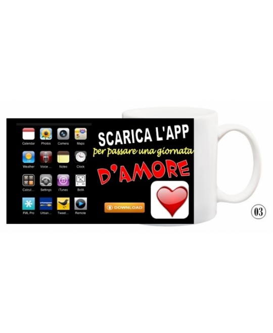 TAZZA APP AMORE