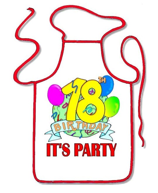 GREMBIULE PARTY 18 ANNI