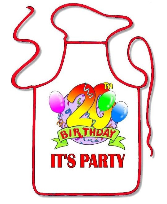 GREMBIULE PARTY 20 ANNI