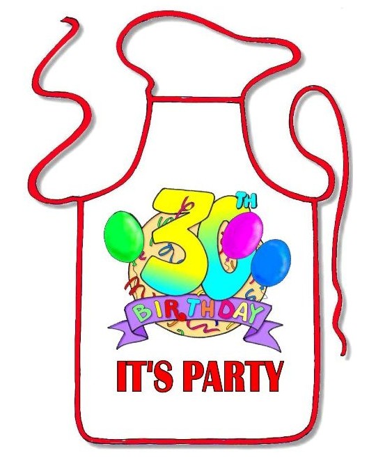 GREMBIULE PARTY 3O ANNI
