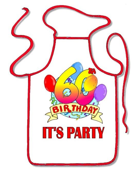 GREMBIULE PARTY 60 ANNI