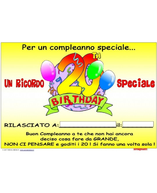 POSTER 20 ANNI