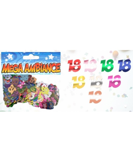 CONFETTI CORIANDOLI 18 ANNI
