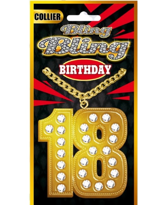 COLLANA MEDAGLIONE 18 ANNI