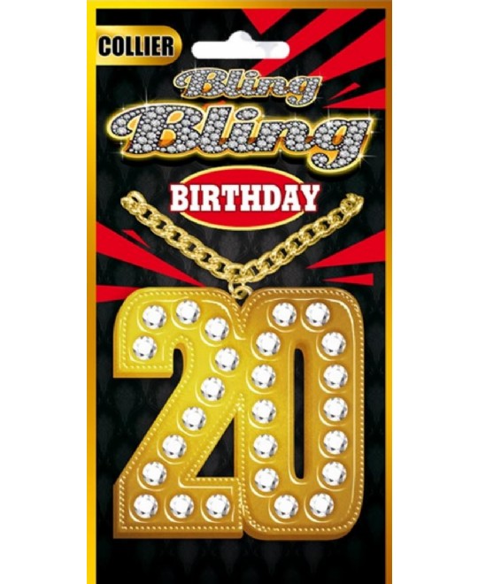 COLLANA MEDAGLIONE 20 ANNI