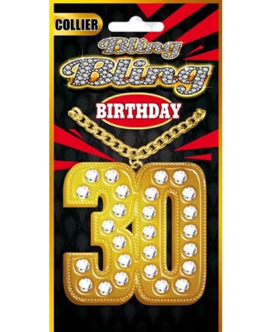 COLLANA MEDAGLIONE 30 ANNI