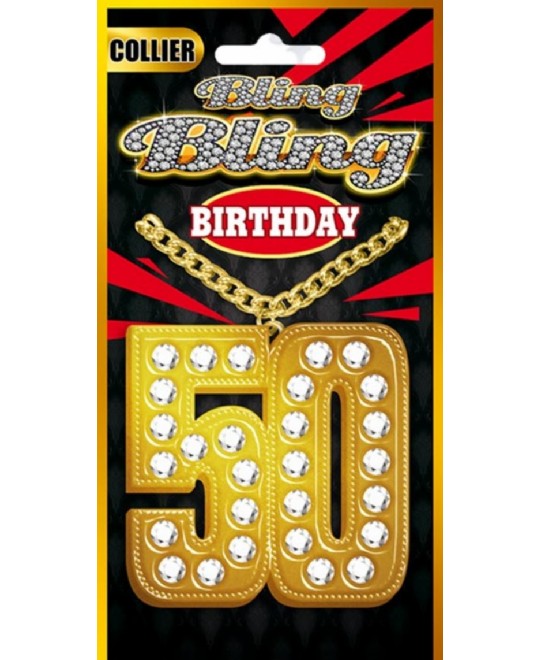 COLLANA MEDAGLIONE 50 ANNI