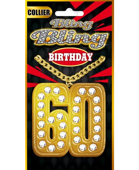 COLLANA MEDAGLIONE 60 ANNI