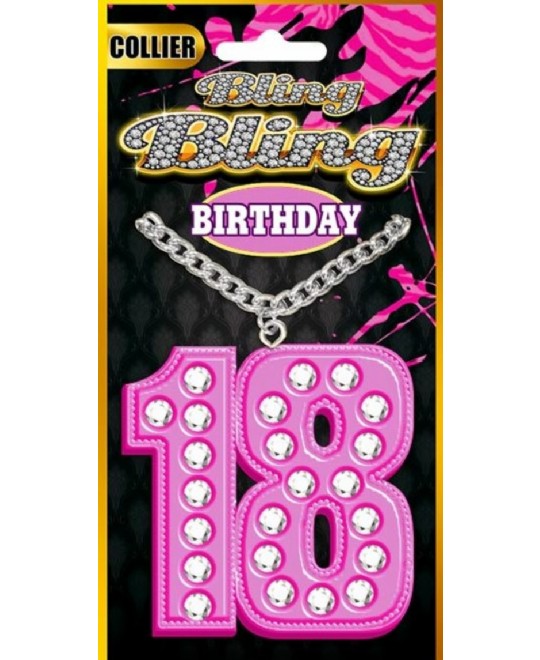 COLLANA CON MEDAGLIONE 18 ANNI LEI