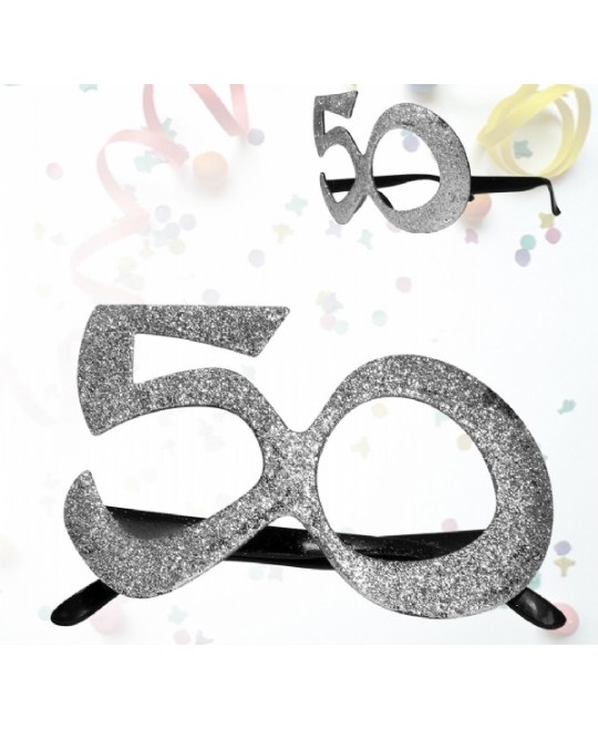 OCCHIALI GLITTER 50 ANNI