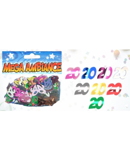 CONFETTI CORIANDOLI 20 ANNI