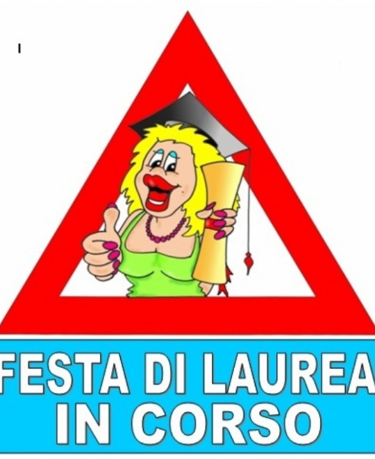 CARTELLO LAUREA IN CORSO