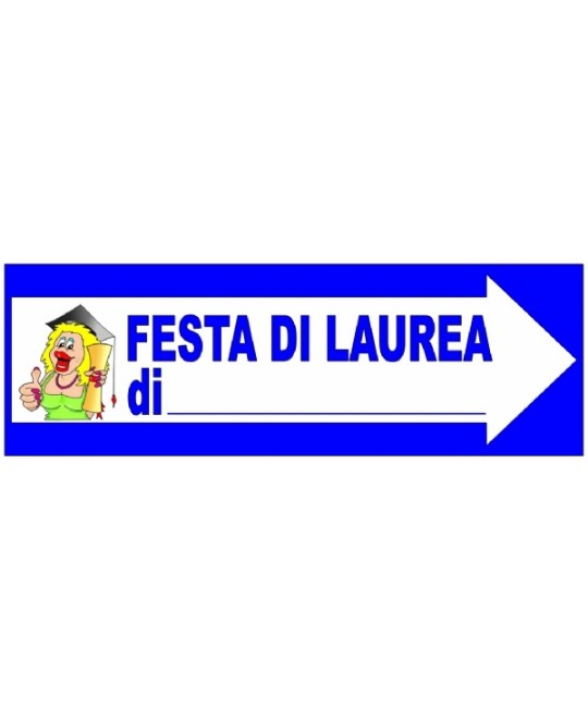 CARTELLO LAUREA
