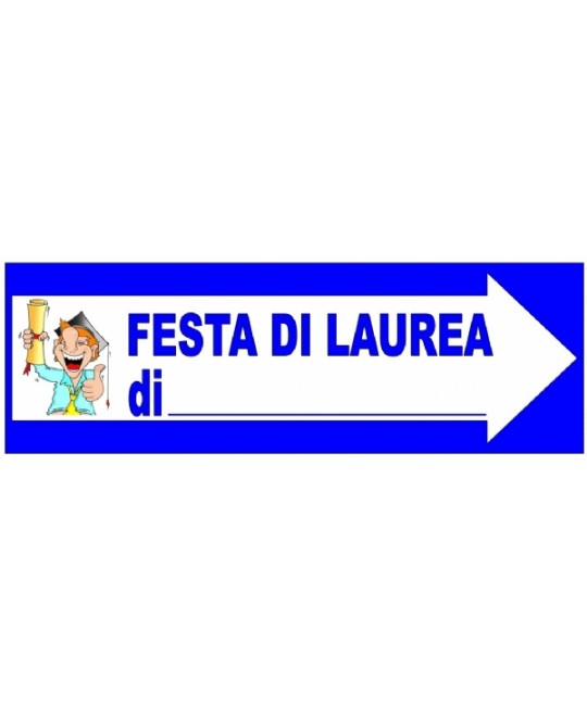 CARTELLO LAUREA