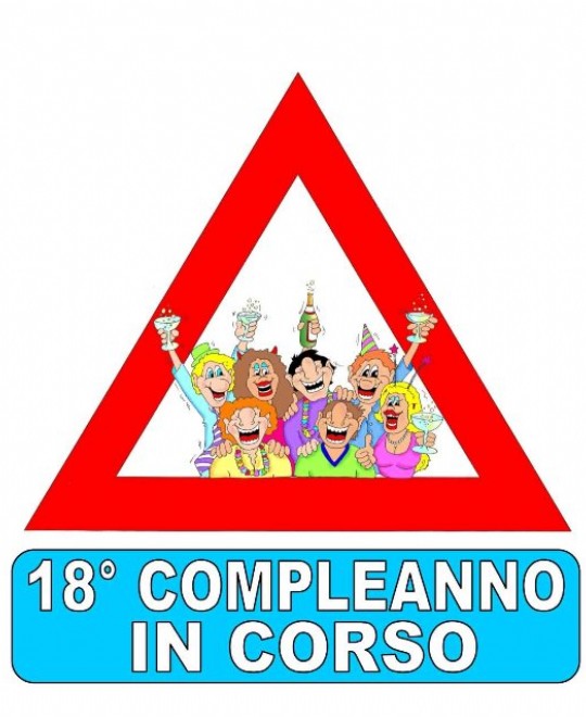 CARTELLO FESTA 18 ANNI