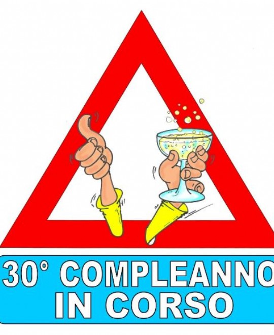 CARTELLO FESTA 30 ANNI