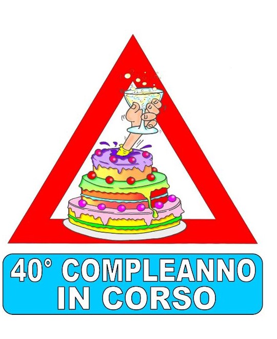 CARTELLO FESTA 40 ANNI