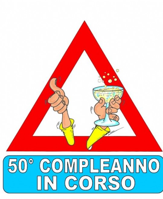 CARTELLO FESTA 50 ANNI