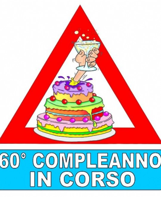 CARTELLO FESTA 60 ANNI