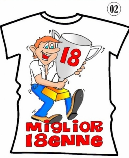 T-SHIRT 18 ANNI