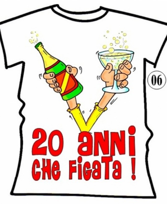 T-SHIRT 20 ANNI