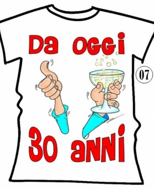 T-SHIRT 30ANNI