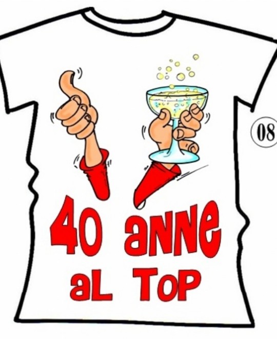 T-SHIRT 40 ANNI