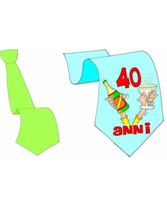 CRAVATTA AUGURI 40 ANNI