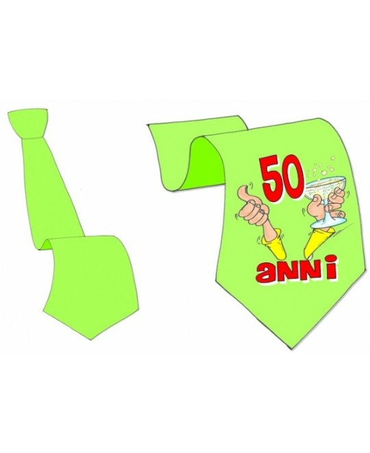 CRAVATTA AUGURI 50 ANNI