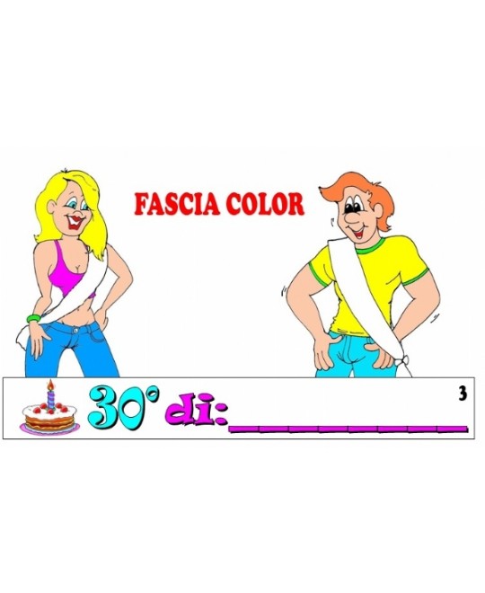 FASCIA 30 ANNI