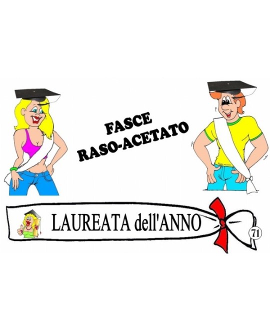 FASCIA LAUREATA DELL'ANNO