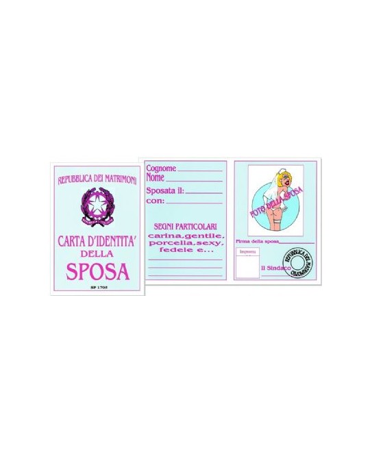 BIGLIETTO SPOSI 15 X 21