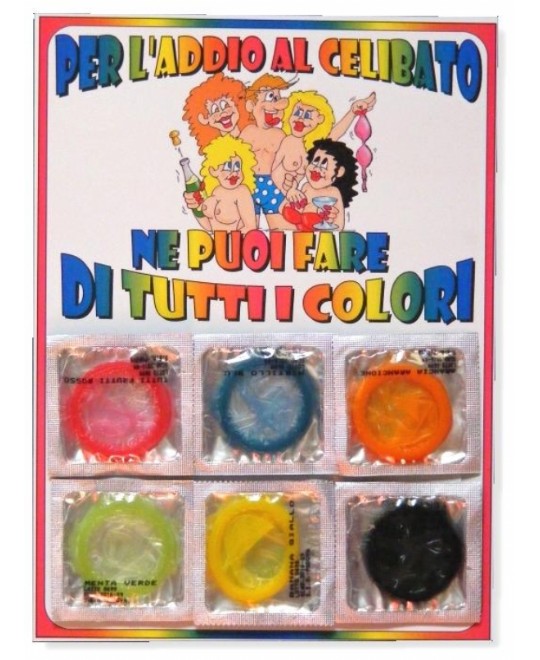 CONDOM CELIBATO DI TUTTI I COLORI