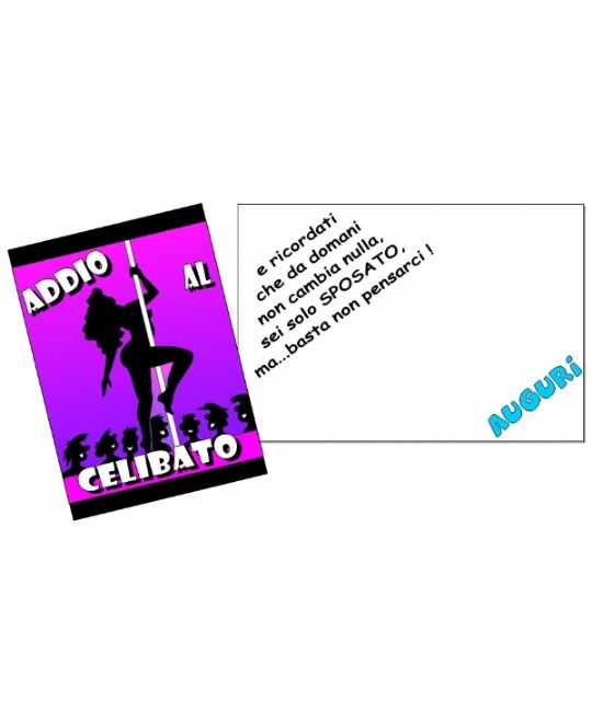 BIGLIETTO CELIBATO A
