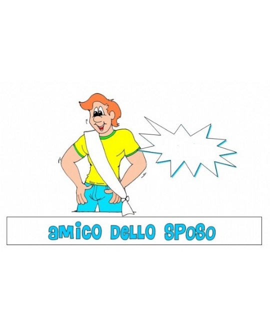 FASCIA ECO AMICO DELLO SPOSO