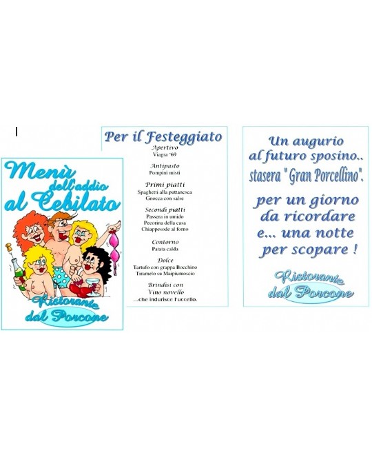 MENU' CELIBATO