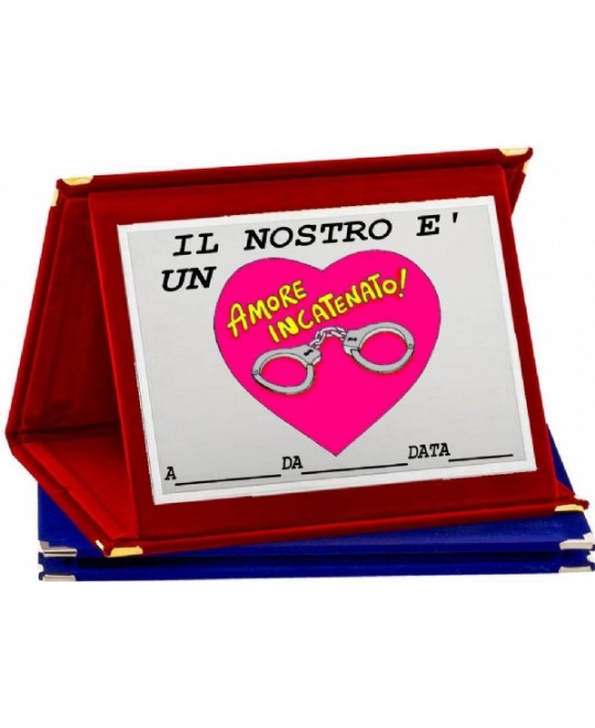 ASTUCCIO TARGA METALLO LOVE 06