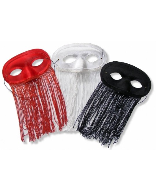 MASCHERA CASANOVA CON FRANGE