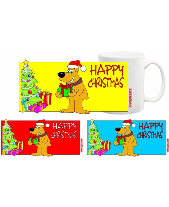 TAZZA NATALE CANE REGALO