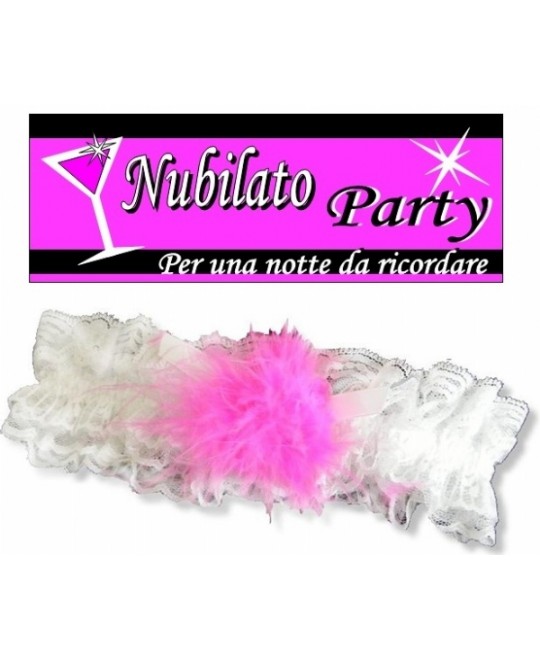 1 GIARRETTIERA FESTEGGIATA NUBILATO PARTY