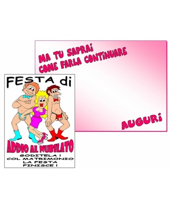 BIGLIETTO AUGURI NUBILATO 04