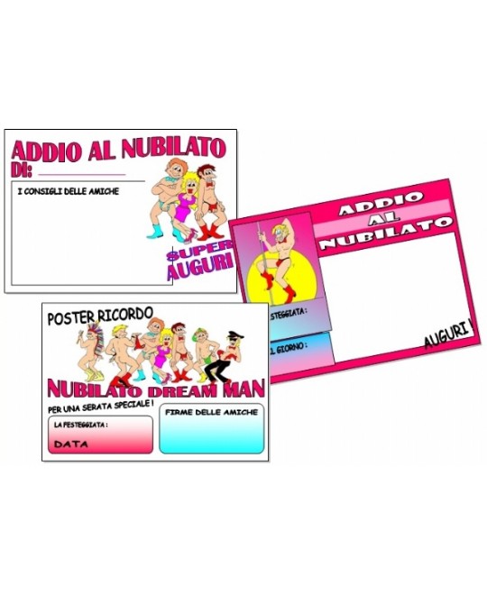 POSTER NUBILATO ASSORTITI