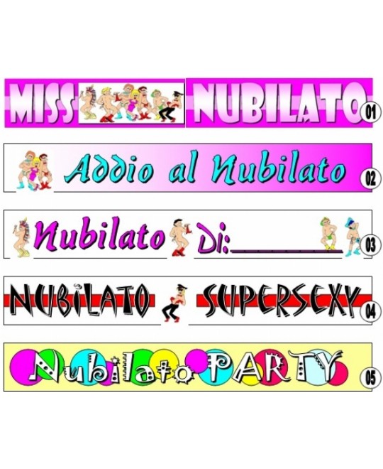 ASSORTIMENTO 12 FASCE NUBILATO PROMOSCONTO
