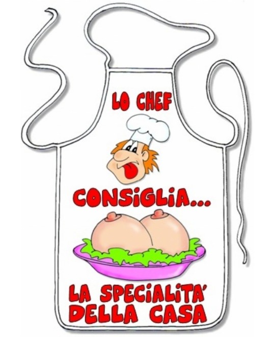 GREMBIULE LO CHEF...TETTINE